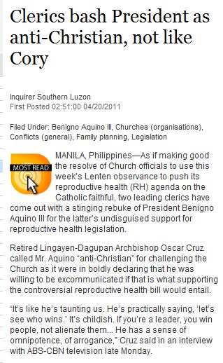 president aquino is a “bad catholic”, that makes 71% of pinoy ...